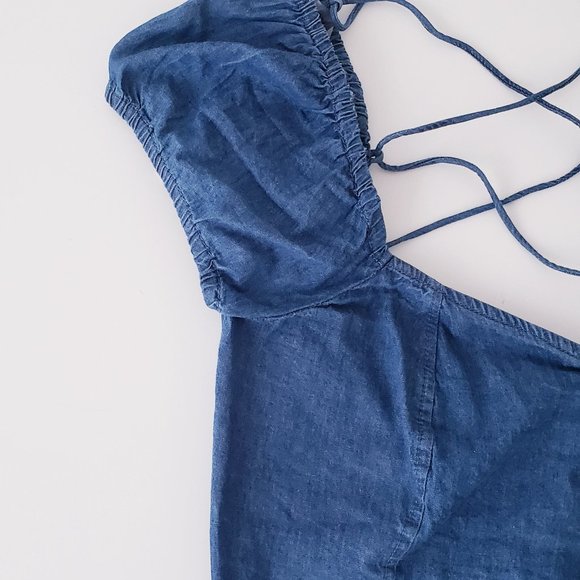 DEREK HEART Tie Back Top - Picture 4 of 10